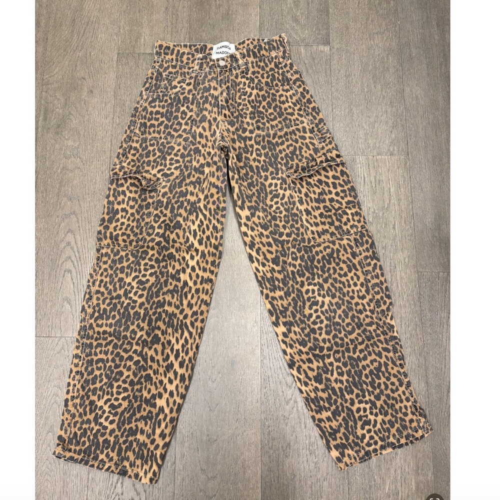DAMSON MADDER-Dion Leopard Jeans (UK8/US4)
